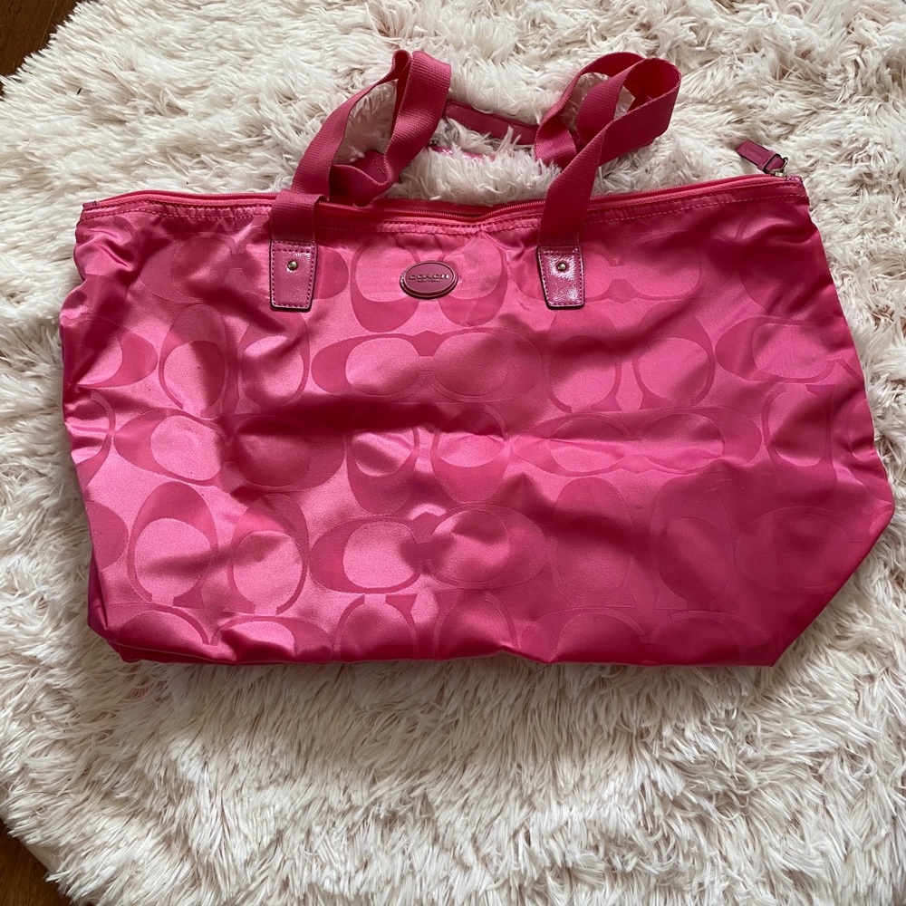 ❌Sold on eBay - Coach Packable Tote - Pink